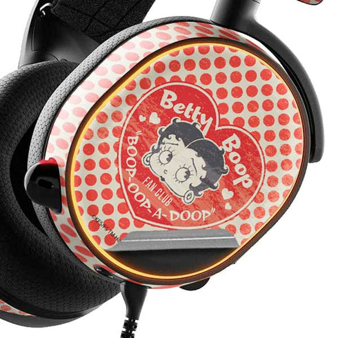 Betty Boop Red Heart SteelSeries Arctis 3 Skin